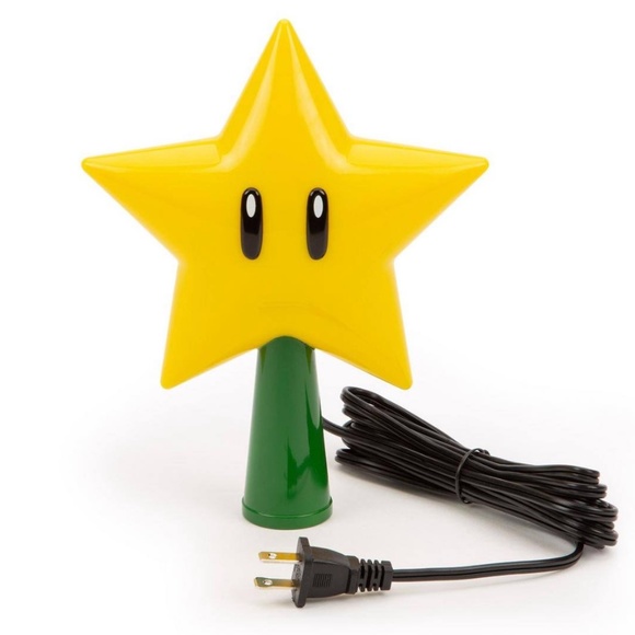 Super Mario Super Star LED Tree Topper Plug In 9in - Picture 6 of 7